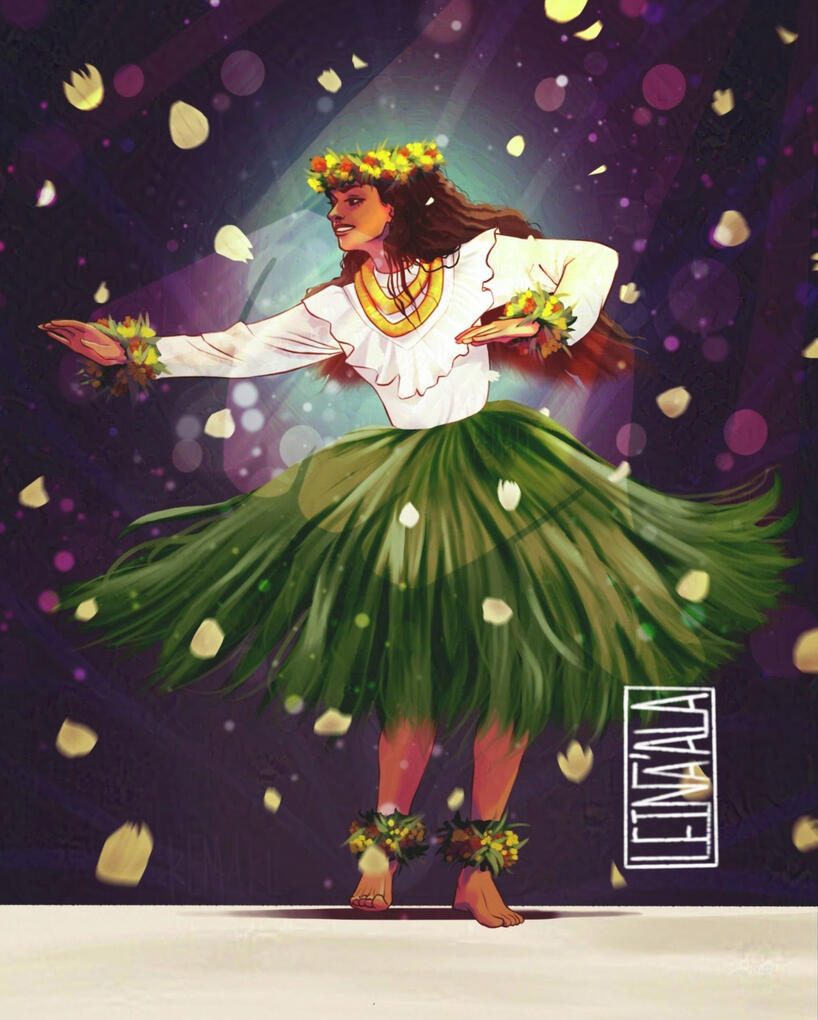 Merrie Monarch Festival skirt